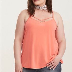 Torrid scrappy swing tank top